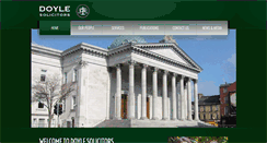 Desktop Screenshot of doylesolicitors.com